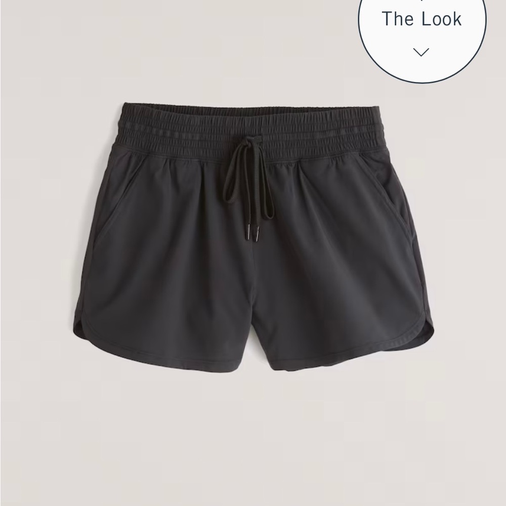 NWOT Abercrombie Black Active Shorts sz XS